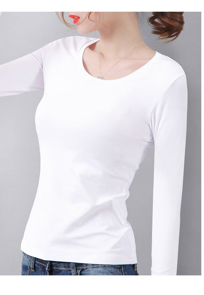 Women Thermal Underwear Winter Turtleneck Bottom Shirt Solid Semi High Collar Long Sleeve Basic T-Shirt Heating Fiber Pullovers