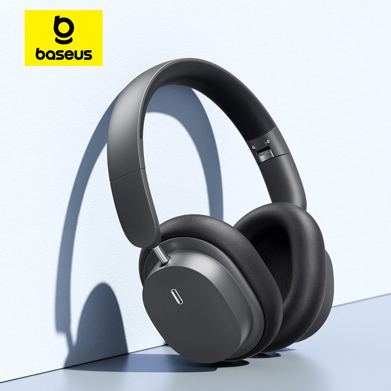 Fone de Ouvido Sem Fio Baseus Bowie D05 Bluetooth 5.3 Fone de Ouvido Nível HIFI Driver de 40mm Dobrável Over Ear 70 Horas de Duração
