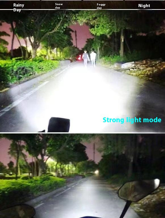 Motorcycle Headlight 15 LED Driving Spot Light Fog White Motorbike ATV UTV Truck 6000-6500K White 2000LM Aluminum Alloy Waterpro