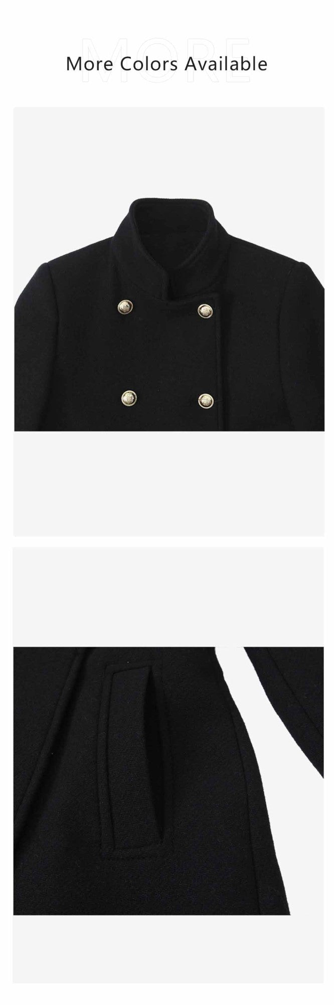 Autumn/Winter New Product Fashion Casual Women's Wear Double breasted Loose Versatile Coat Coat