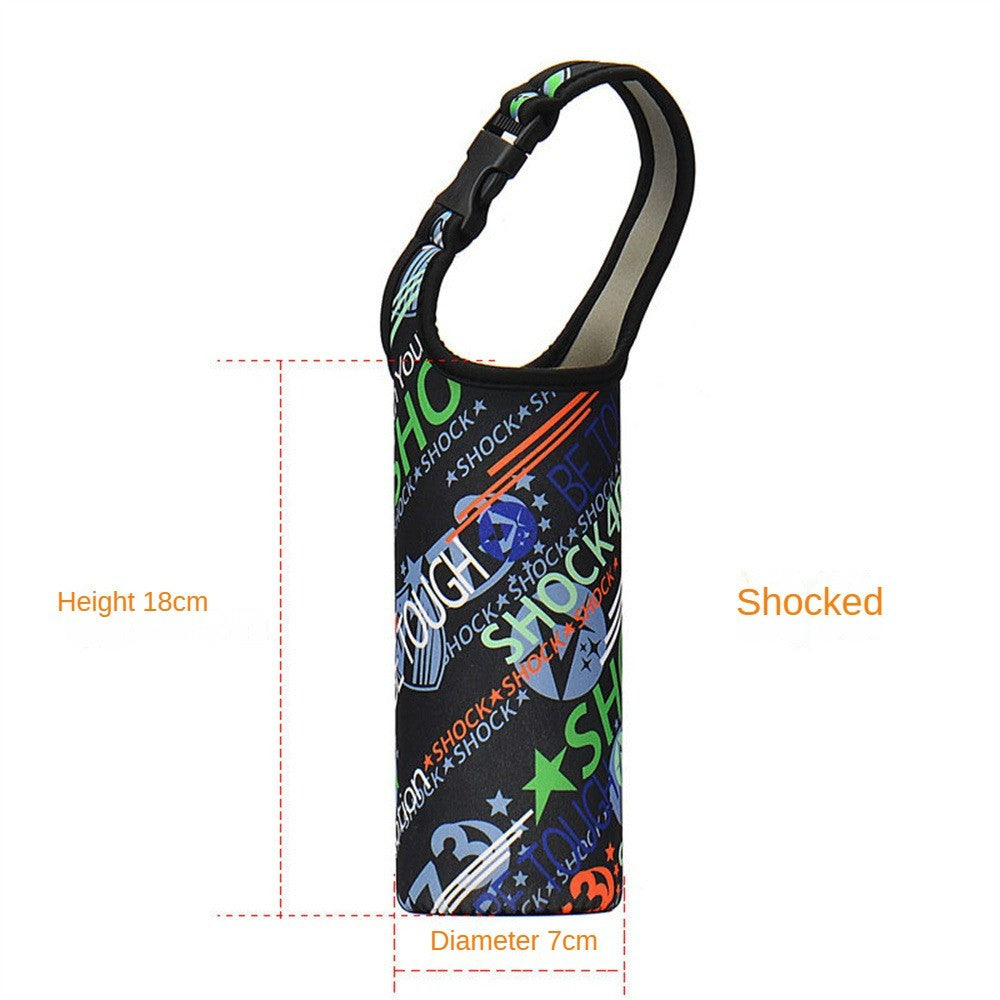 Baby Bottle Cover Portable Water Bottle Case Sleeve Sports Insulation Water Bottle Covers Pouch With Strap Holder Bottle Bag