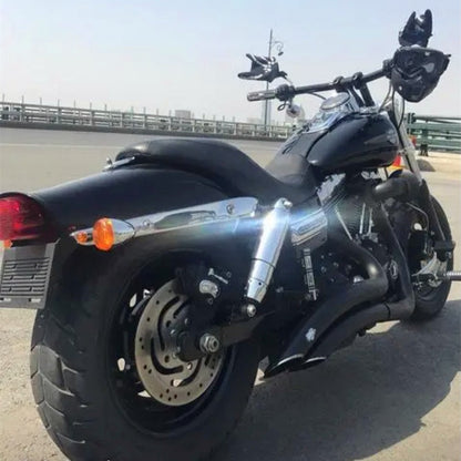 Motorcycle V&H Exhaust System Muffler Exhaust Pipe For Harley Dyna Street Bob Fat Bob Wide Glide Super Glide Low Rider 06-17