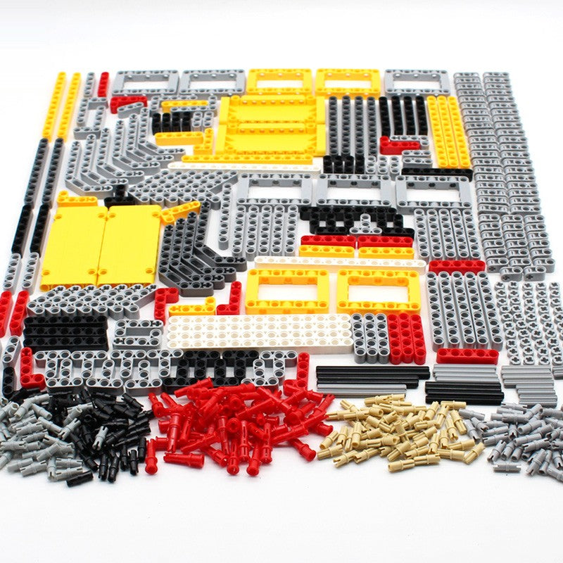 Blocos de Montar de Plástico de Alta Tecnologia, Pneus de Carro, Engrenagens, Eixos Transversais, Vigas, Peças DIY, Conjunto de Tecnologia MOC a Granel, Brinquedos