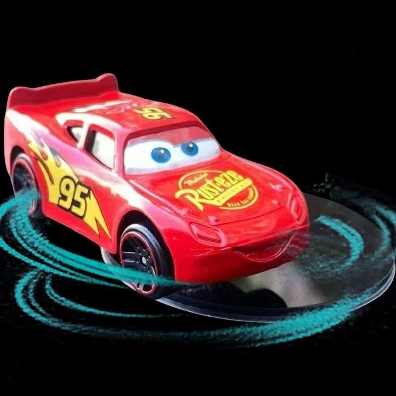 Disney Pixar Carros 3 Relâmpago McQueen Derrapagem Rotação Decoração Automotiva Painel Giratório Automotivo Console Central adereço gif