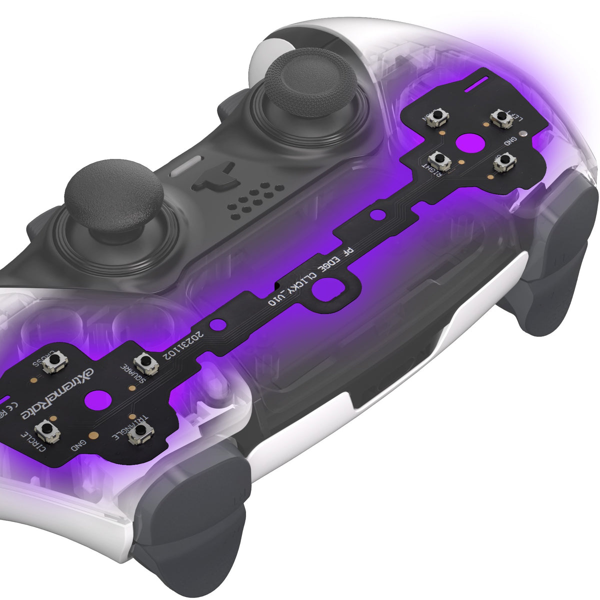 eXtremeRate Face Buttons Clicky Kit for ps5 Edge Controller, Custom Tactile Dpad Action Buttons Mouse Click Kit