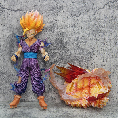 Dragon Ball Super Saiyajin 2 Besta do Futuro Son Gohan Figura Estatueta de Anime Modelo de Estátua Presente para Menino