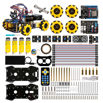 ESP32 Smart Robot Car Kit Carro de Controle Remoto para Projeto de Programação Arduino Kit de Codificação Científica de Educação STEM