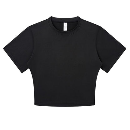 Women's Compression Shirt Short Sleeve Athletic Yoga Running T-Shirt Summer Gym Workout Quick Dry Stretchy Tees Tops Baselayer