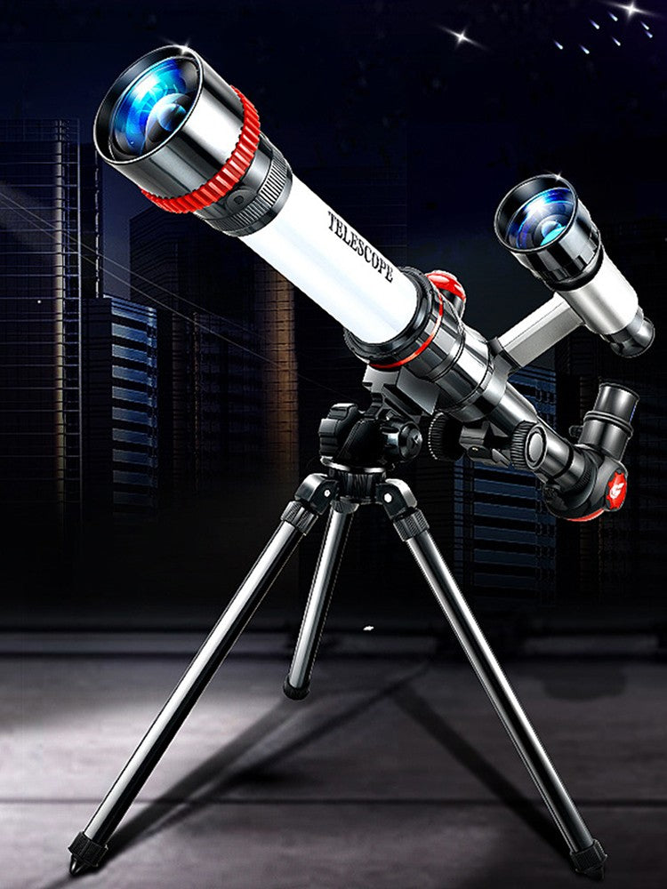 Telescópio Astronômico com 3 Oculares Experiência Científica de Uso Duplo Monocular Telescópio de Observação Estrelar Equipamento Didático
