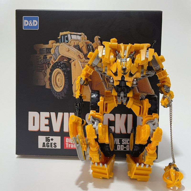 DD02 Anime Transformation Toys AOYI 8 EM 1 Boneco Articulado Maneiro Modelo Scrapper G1 KO SS60 Devastator Engenharia Carro Robô Menino