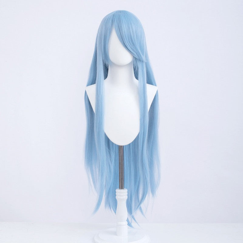 Halloween Cosplay Anime Party Fancy Wig Costume Wig 100cm Long Straight Heat Resistant Synthetic Hair Anime Colored Hair