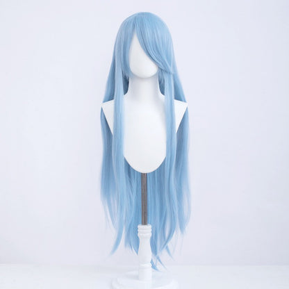 Halloween Cosplay Anime Party Fancy Wig Costume Wig 100cm Long Straight Heat Resistant Synthetic Hair Anime Colored Hair