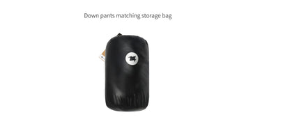 AEGISMAX Upgraded Men Outdoor Camping Hking Winter Warm Ultralight Goose Down Pants 800FP Waterproof Nylon Trousers Unisex