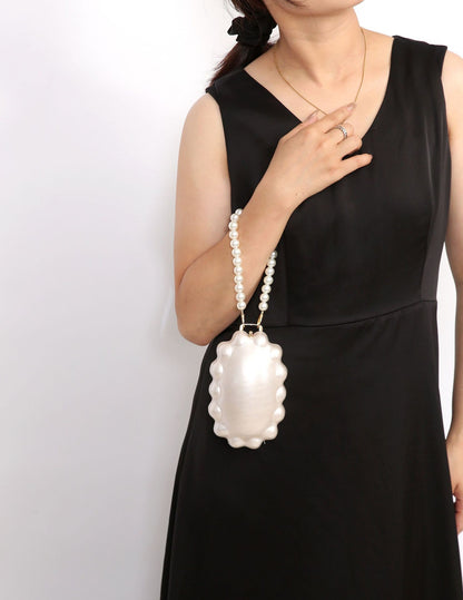 Daisy Shape Fashion Acrylic Shell Clutch Evening Bags Wedding Party Women Bead Luxury Brand