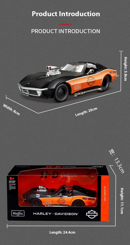 Novo Em Estoque Maisto 1:24 Toyota Tacoma Harley Davidson Chevrolet Camaro Zl1 Liga Fundida Modelo de Carro Miniatura Simulação Brinquedo