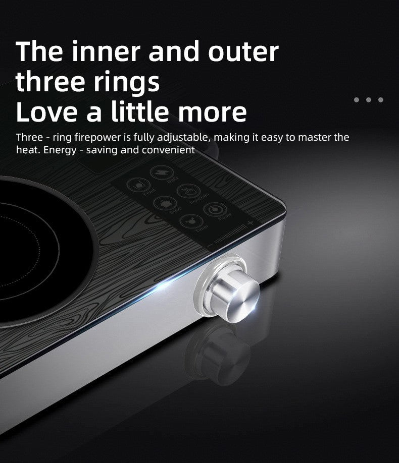 3500W High-Power Electric Ceramic Stove Induction Cooker Multifunctional Household Electronic Kitchen Appliance