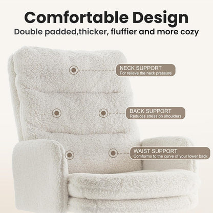 High-Back Home Office Chair,Upholstered Desk Chair with Armrests,Height Adjustable Armchair with Wheels,Swivel Office Desk Chair