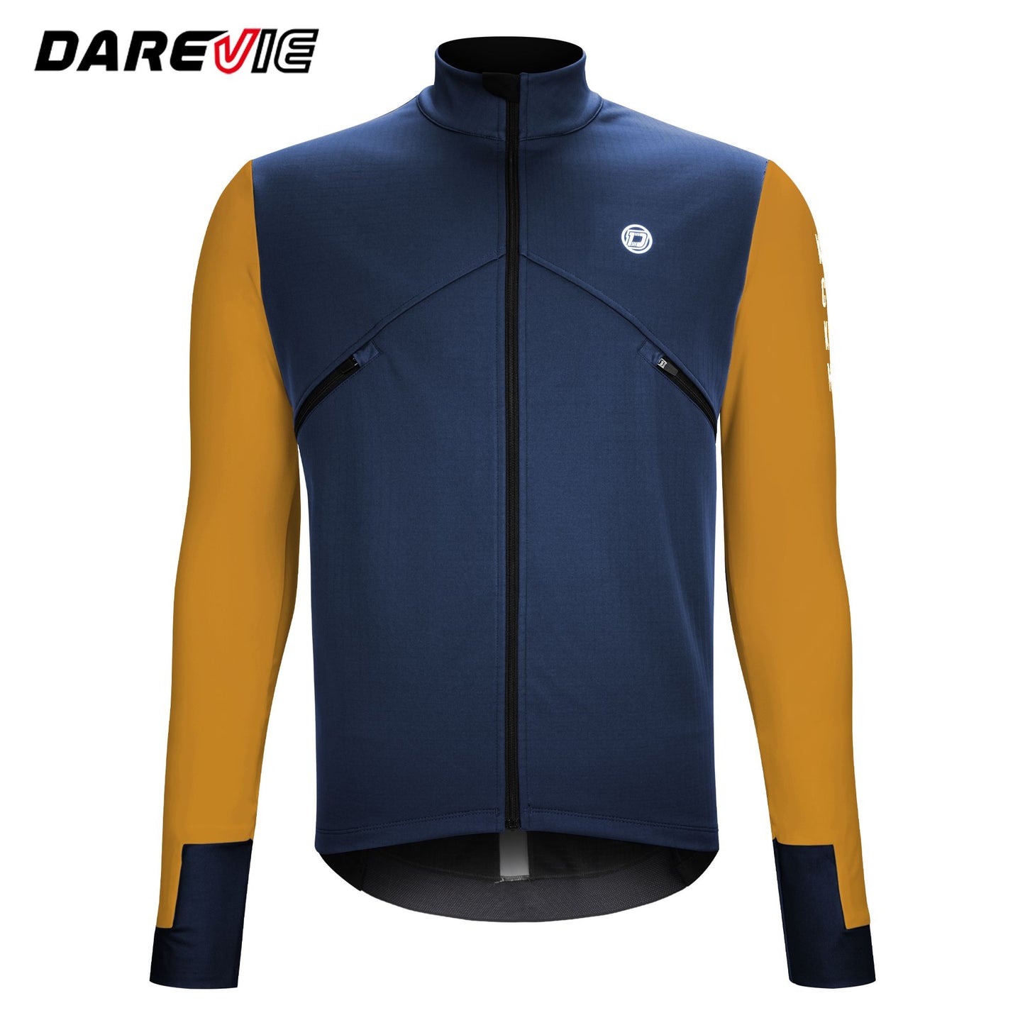 DAREVIE Cycling Men's Jacket WindProof Fleece Pro Cycling Jackets Longsleeve Warm Soft Brushed Pro Breathable Bicycle Clothing