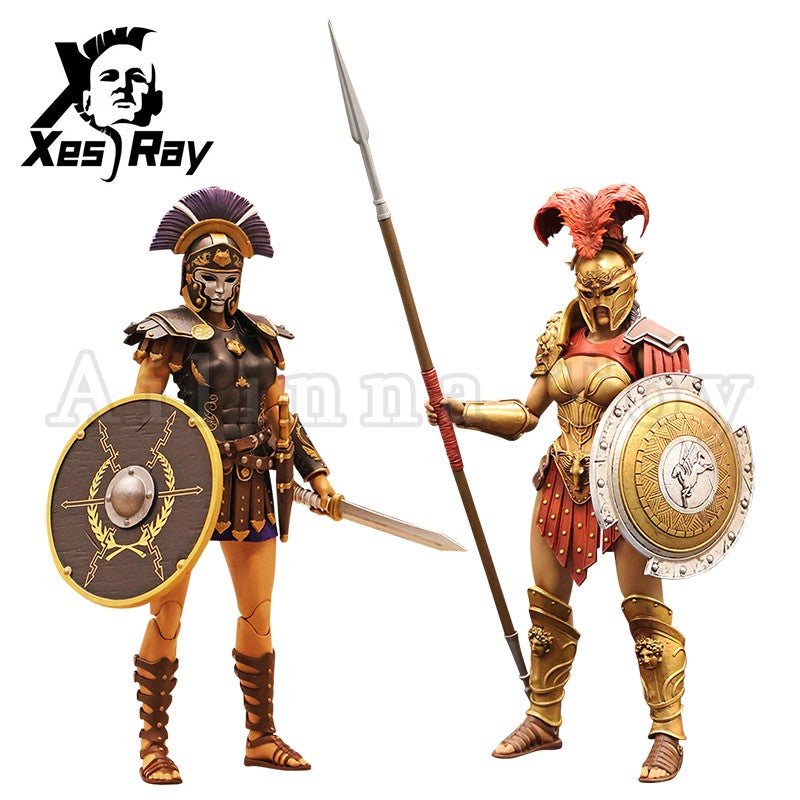 [Pré-Venda] XesRay Fight For Glory 1/12 Action Figure Combatants Wave 6 Cassia Berenice Medocus o Trácio Modelo de Anime Para Presente