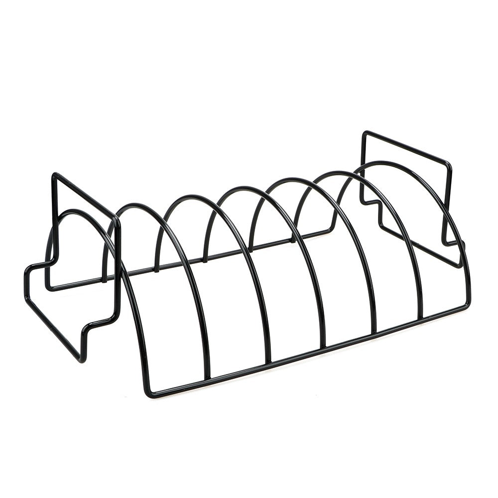 For Household Outdoor Camping Steak Rack Holders Stand Barbecue Grill Rack Roasting Rib Rotisserie Non-stick