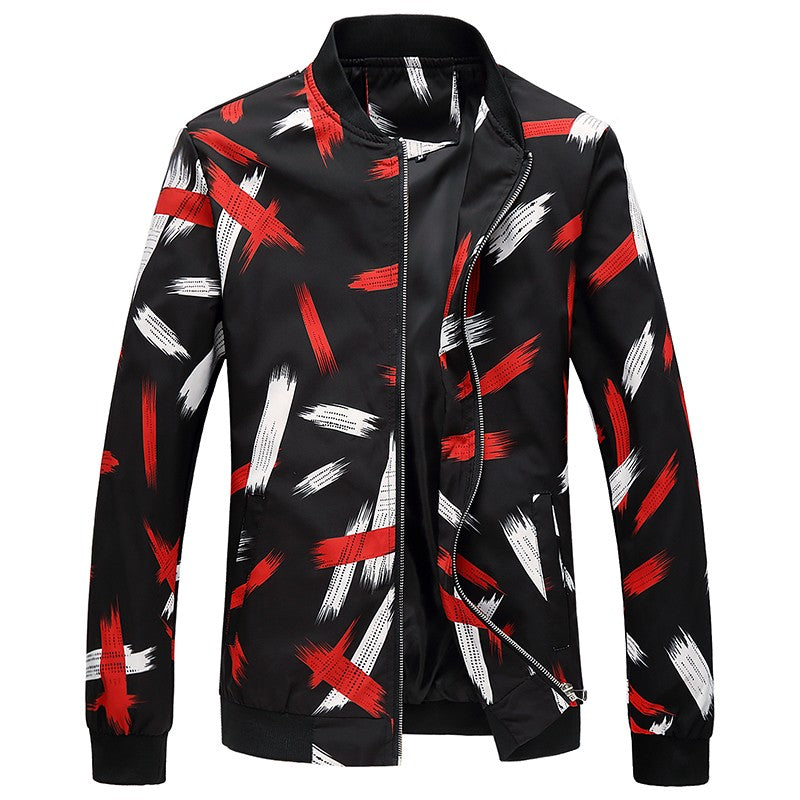 Spring, Autumn and Seasonal Boys' Floral Jacket, Large Size Urban Casual Coat Multi-color Available