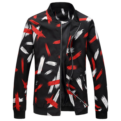 Spring, Autumn and Seasonal Boys' Floral Jacket, Large Size Urban Casual Coat Multi-color Available