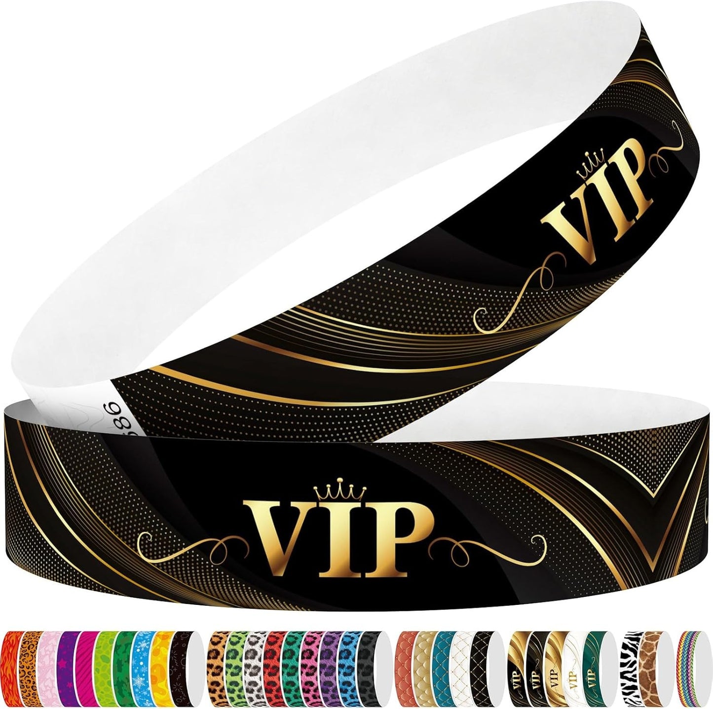 Red Flame 250pcs Tyvek Wristbands Colored Paper Event Wrist Bands Party Games Competitions Guest Gifts
