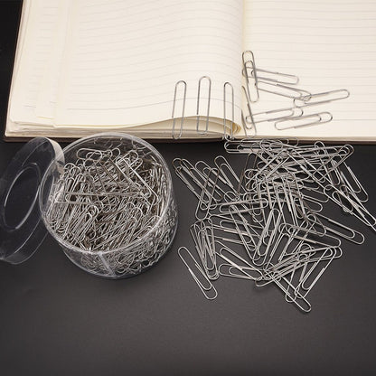 300pcs small size paper clips for office, school and personal use