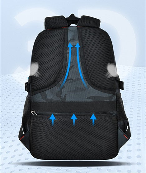 Mochila de camuflagem nova 2025 para viagem ao ar livre, para homens, 2 tamanhos, para o sexo masculino, mochila escolar de alta capacidade para universitários e meninos
