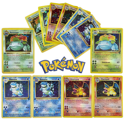 Pokemon Single Proxy Cards 1996 1st Edition Charizard Venusaur Blastoise Hobbies Collectibles Game Collection PTCG Anime Cards