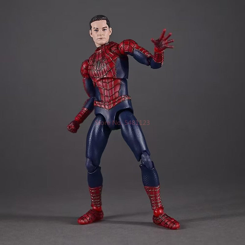 Action Figure Homem-Aranha Toby Maguire MAFEX No.241 - Modelo de Brinquedo Colecionável de Alta Qualidade com Tema Amigo da Vizinhança