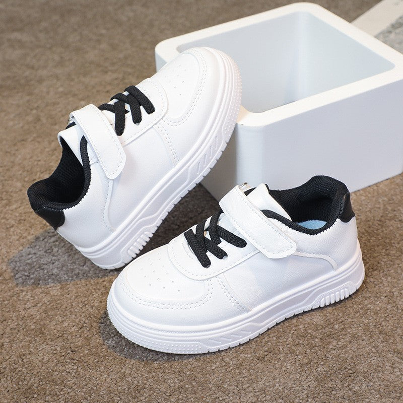 2025 Girl shoe spring Autumn Boy White Shoe Casual Running kid Shoe Anti Slip Soft Sole Sneaker kid tenis Hot selling item