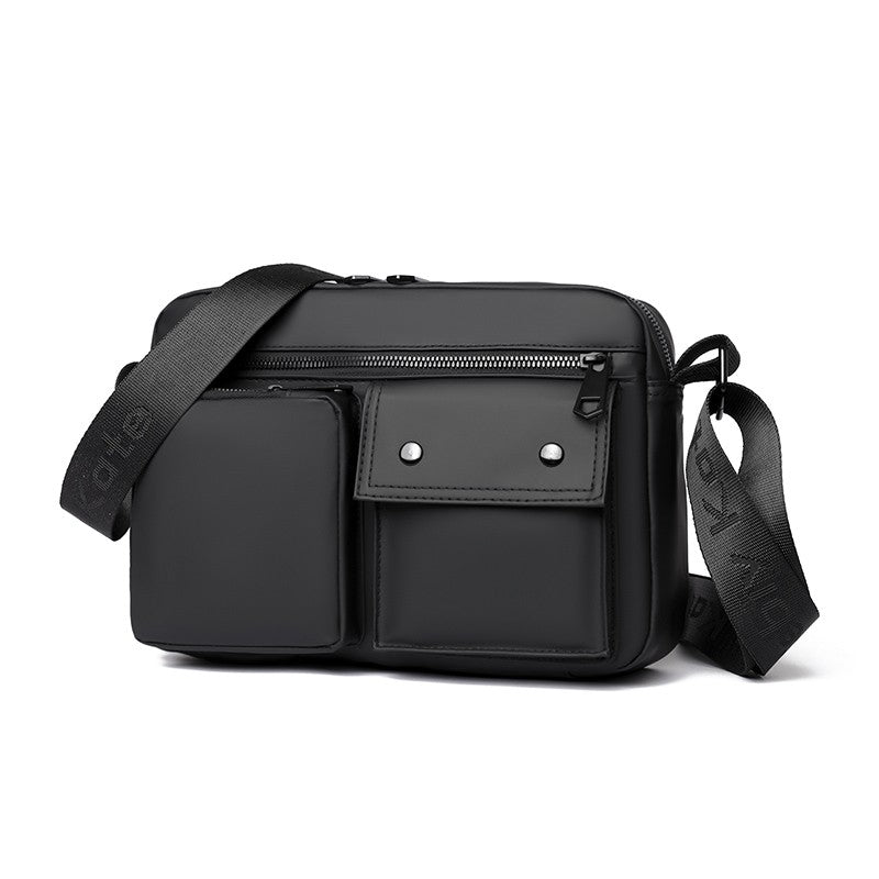Basic style of men's shoulder bag, suitable for daily commuting - adjustable strap, Mailman bag - business leisure shoulder bag