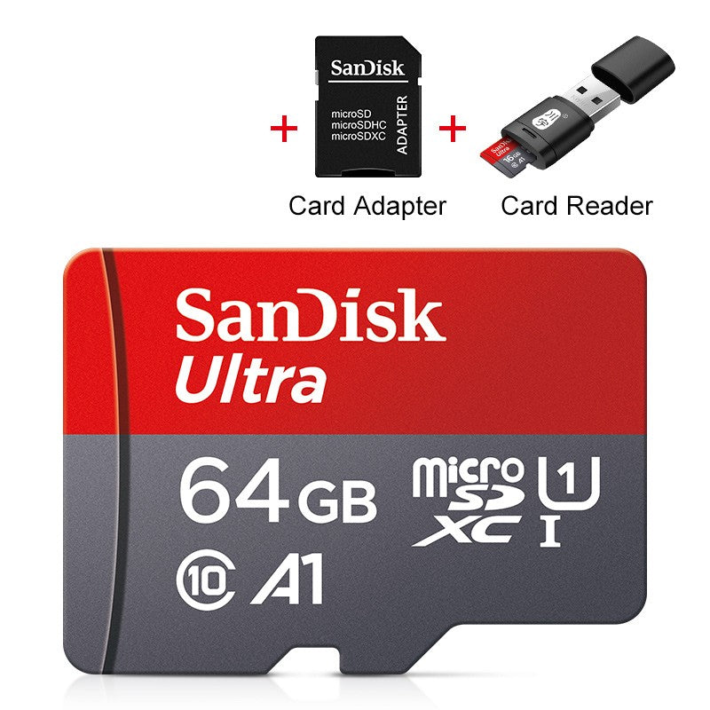 Cartão Micro SD Sandisk 100% Original 64GB Classe 10 Flash Cartão TF 64GB Cartão de Memória 64GB disco de memória para smartphone e tablet PC