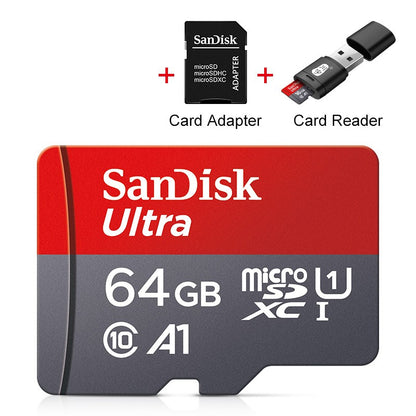 Cartão Micro SD Sandisk 100% Original 64GB Classe 10 Flash Cartão TF 64GB Cartão de Memória 64GB disco de memória para smartphone e tablet PC