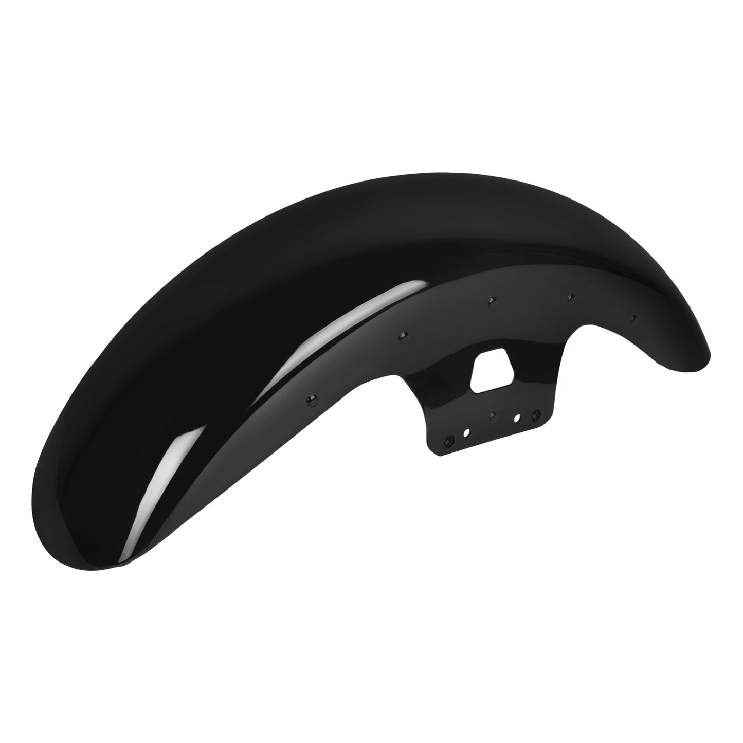 Motorcycle 19'' Front Fender Wheels Wrap Iron Short Mudguard For Harley Touring Road King FLHR Street Electra Glide FLHTK 14-23