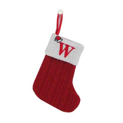 Christmas Alphabet Knitting Socks Christmas Tree Ornaments Christmas Decorations For Home 2024 Navidad Noel 2025Xmas Gift