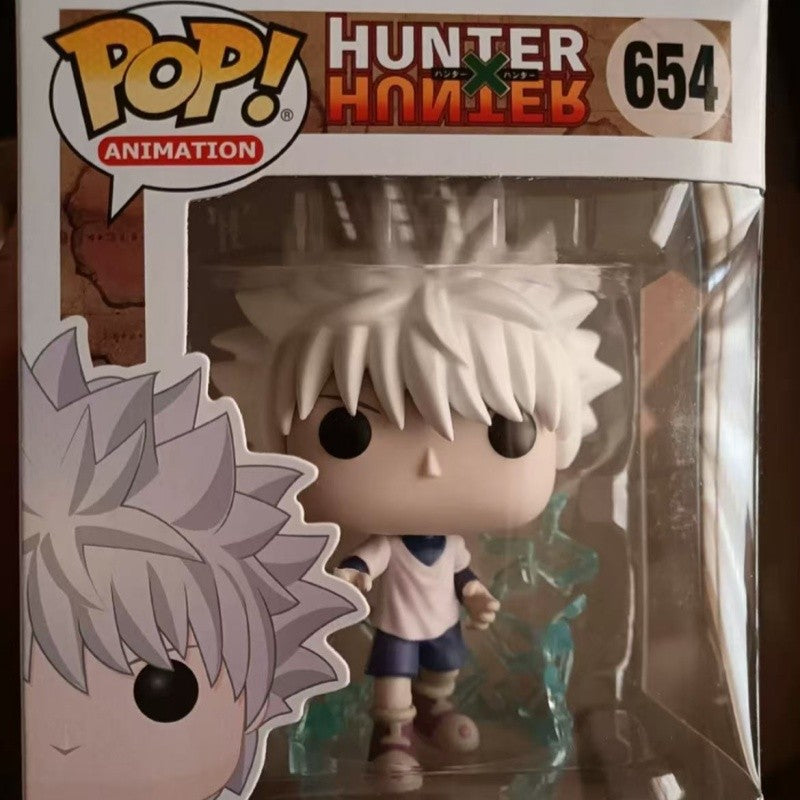 Hunter X Hunter Funko Pop Action Doll Model Anime Killua Zoldyck Kite Bisky Netero Sculpture Dolls Limited Edition Model Toys