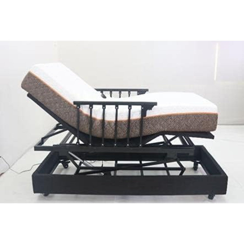 Platinum Health WallHugger Premium Electric Adjustable Bed Base with Variable Height High-Low Positioning and Wall Hugger Featur