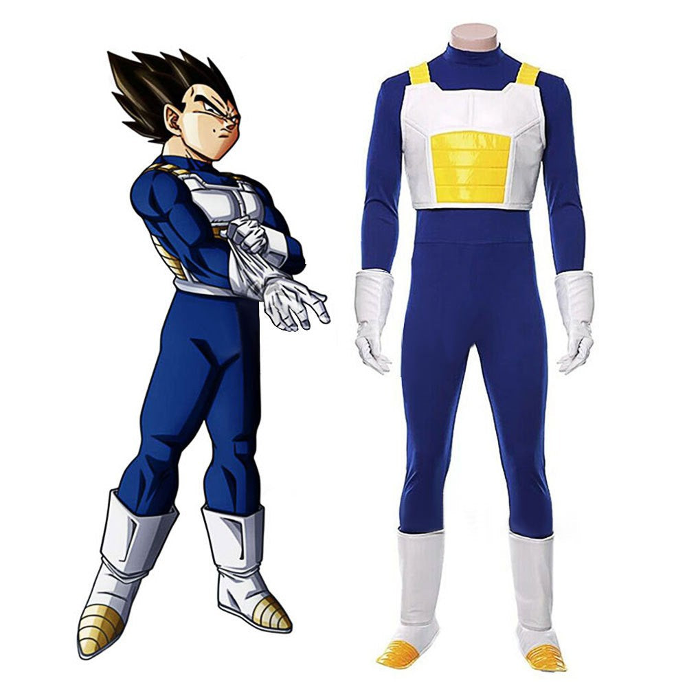 Fantasia Vegeta Cosplay Clothing Wigs Anime Super Hero Disfraz Costume Adult Men Fantasy Halloween Carnival Party Clothes