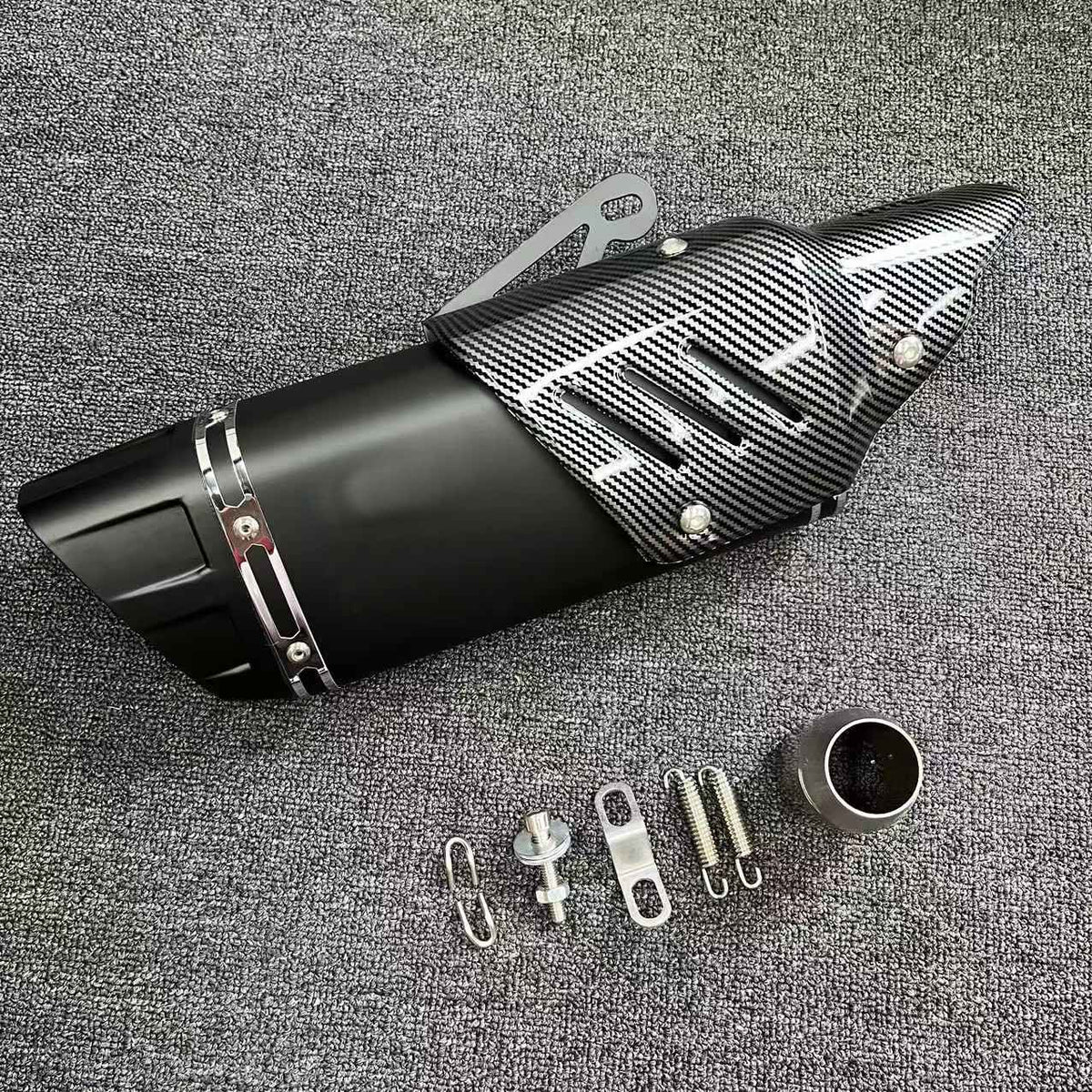 Universal 51mm Muffler Escape Stainless Motorcycle Exhaust AKR for Ninja Z400 250 Z900 ZX6R KTM RC 125 250 390 for YAMAHA R6 R3