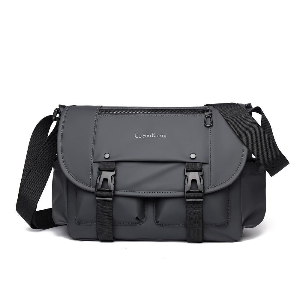 Single Shoulder Bag, Retro Mailman Bag, 2025 New Casual Crossbody Bag, Large Capacity Canvas Bag, Commuting Men's Bag