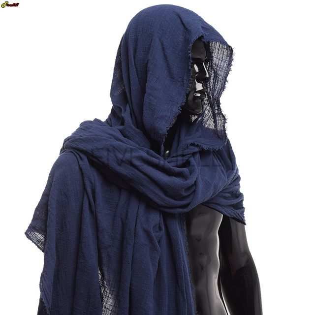 Unisex Halloween Ghost Dementors Cosplay Costume Gothic Horror Zombie Tattered Hooded Capes Day Of The Dead Party Props Cloaks