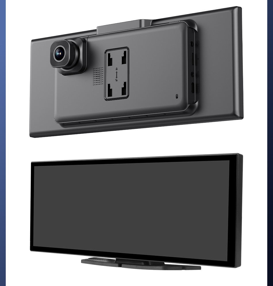 Develuck NEW 11.26 inch 4K DVR Wireless CarPlay and Android Auto Portable Dash Cam Car Screen Video Recorder 5G WIFI Navigation