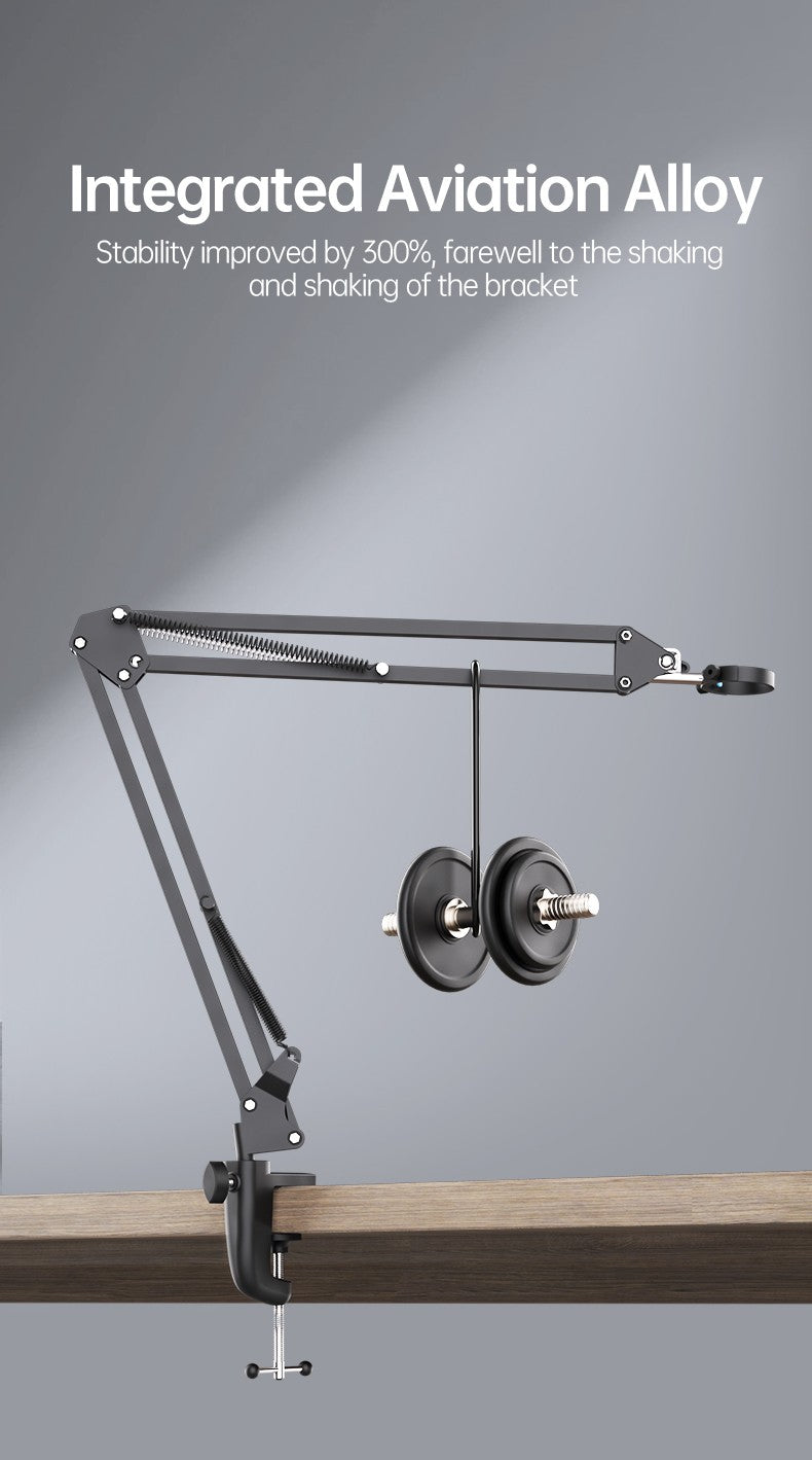 Suporte de braço flexível para microscópio RIEVBCAU? Suporte de metal ajustável compatível com microscópios de moedas DM4 DM7 DM9 MS1 MS3