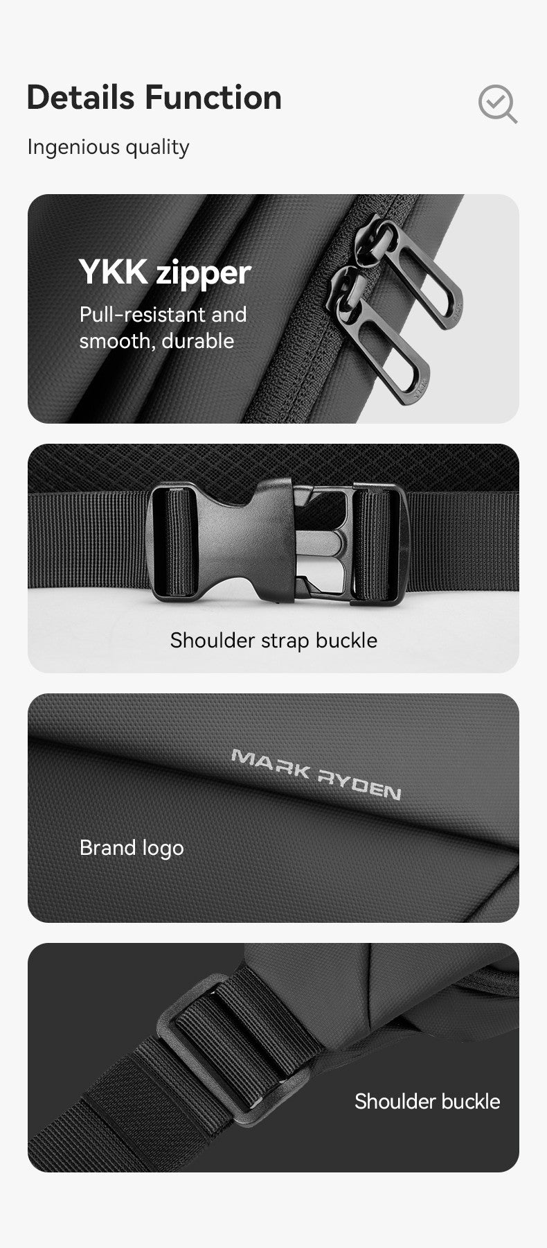 MarkRyden MetroFlex: The Adaptive Urban Crossbody Bag