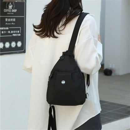 Large-capacity Portable Storage Bag Casual Small Backpack With Multiple Compartments Chest Bag Crossbody Bag Commuter Bag Gifts