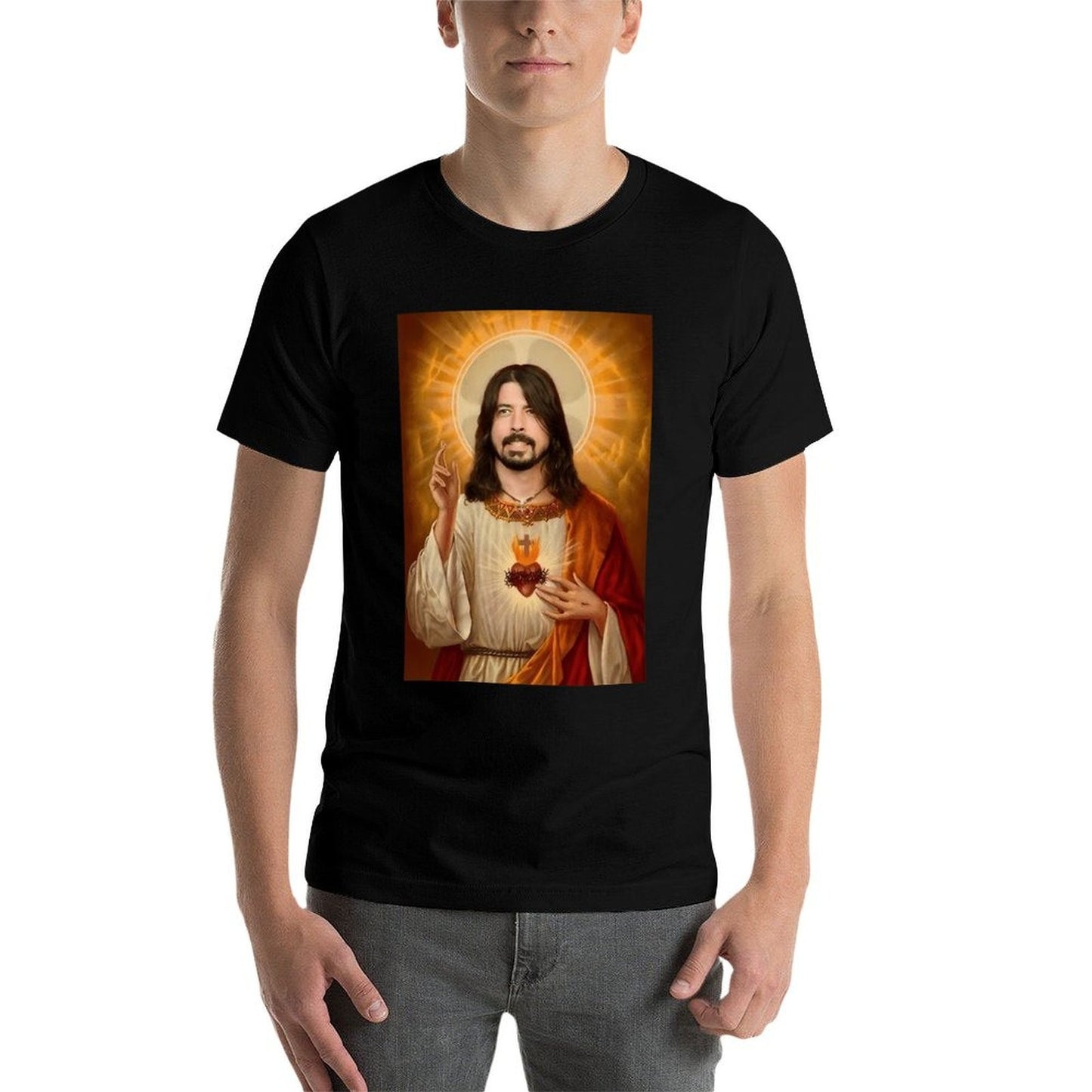 shirts plain man T-Shirt t T-Shirt Grohl Jesus Dave man personalised t shirt t shirt for