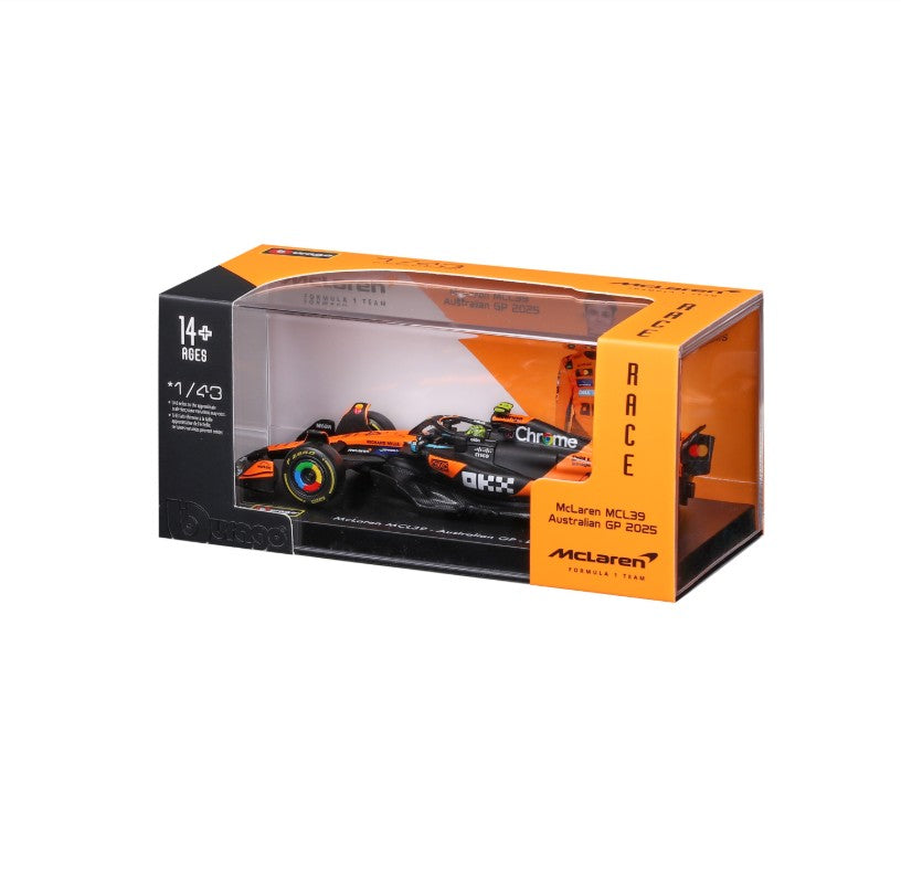 Bburago 1:43 F1 BWT Alpine Modelo Com Capacete 2025 Miniatura de Liga Carro de Corrida de Fórmula Brinquedo MCL39 W16 SF25 RB21 Japonês