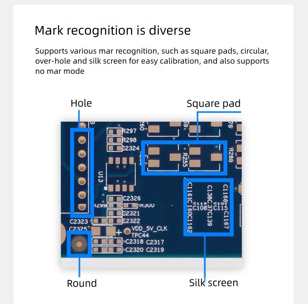 High-speed Fully Automatic Triple Vision Camera Desktop SMT Machine 220V / 110V SMT Pick And Place Machine Chip Mounter LED SMD